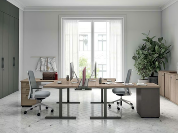 IDEA+ TUBE - Sectional workstation desk by Quadrifoglio Group - view 2